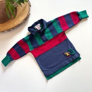 Vintage 90’s Gymboree Rainbow Tag Rugby Shirt | 9-18m